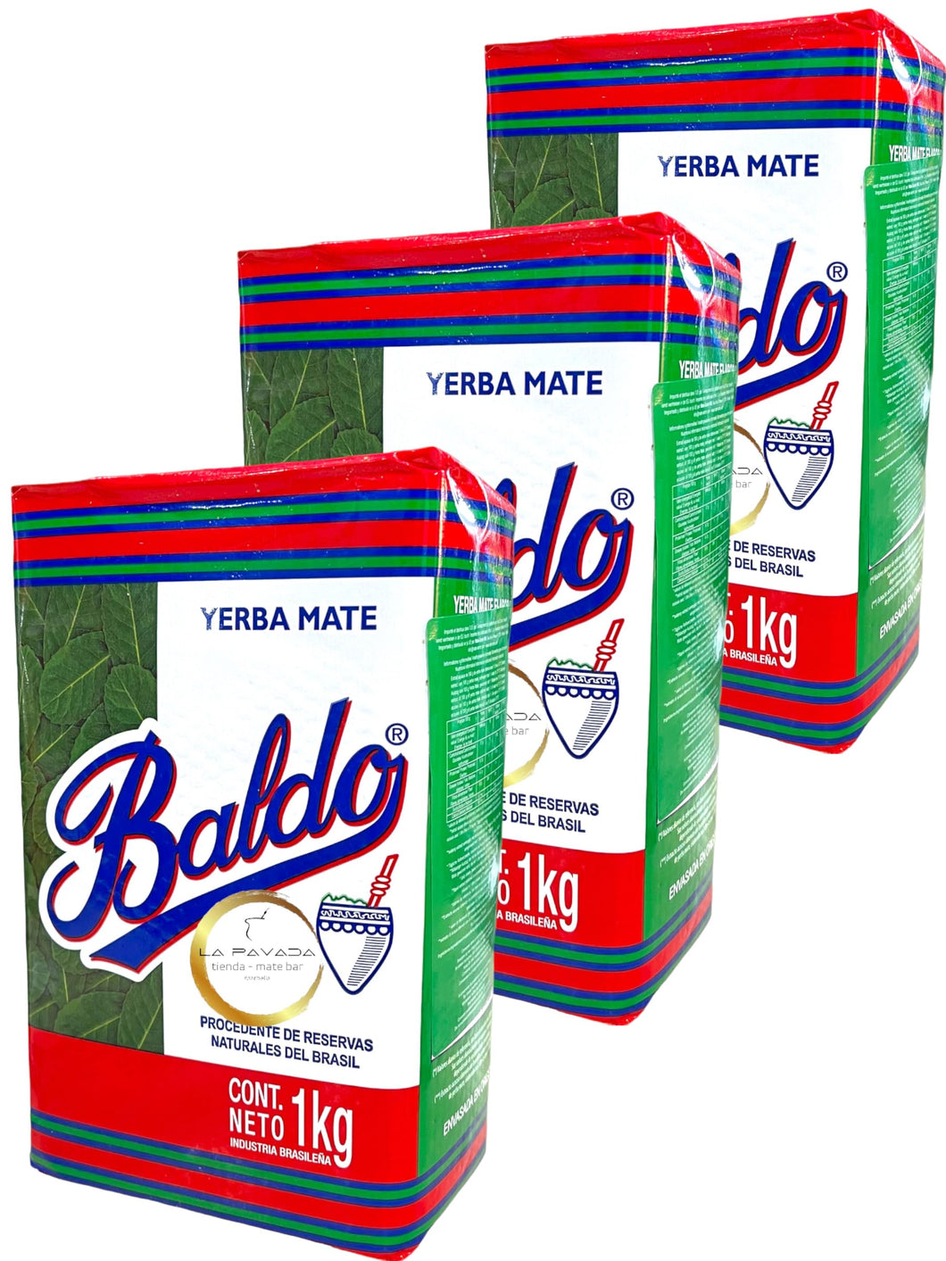 BALDO - Yerba Mate P.U.1 - PACK 3un x 1kg