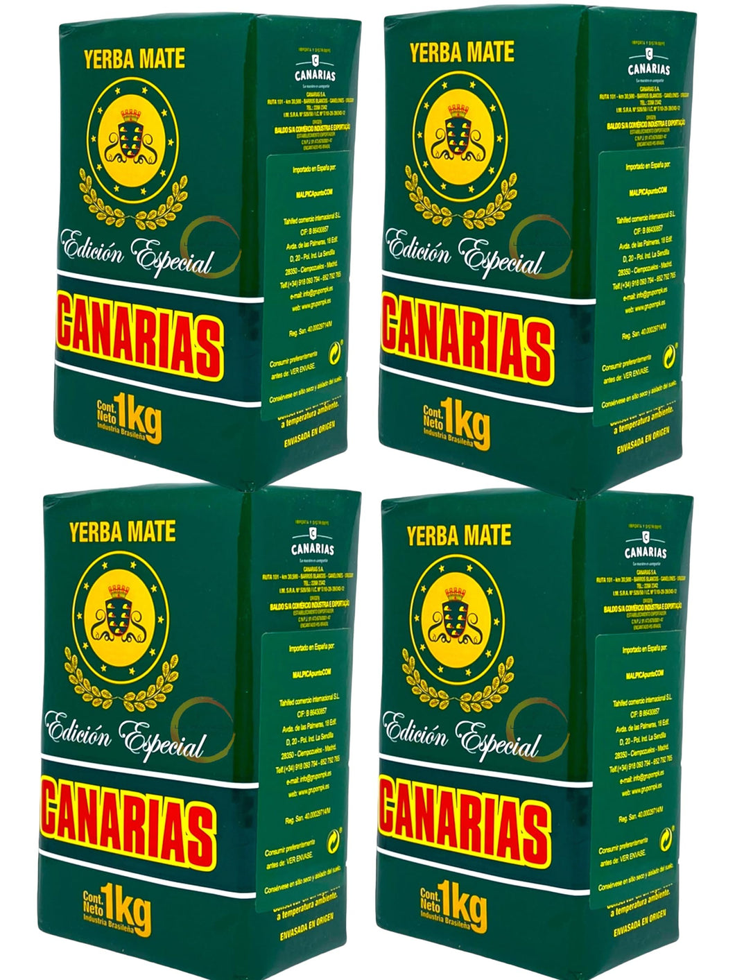 El PAISITO - Yerba Mate Canarias ESPECIAL - 4 x 1 Kg