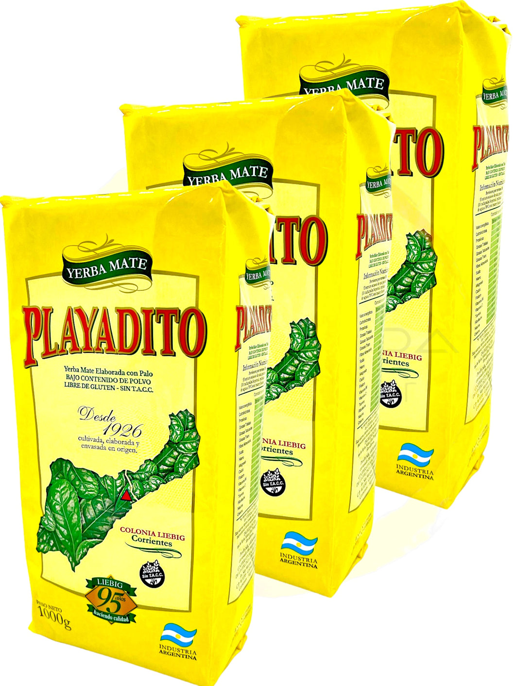 Playadito Tradicional 1Kg - Pack 3 Unidades