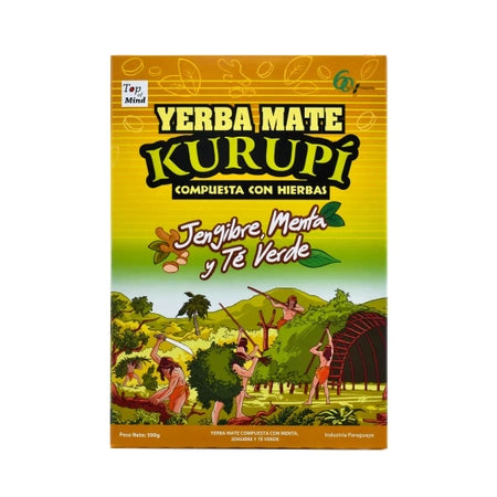 Kurupi Jengibre Menta y Té Verde 500g