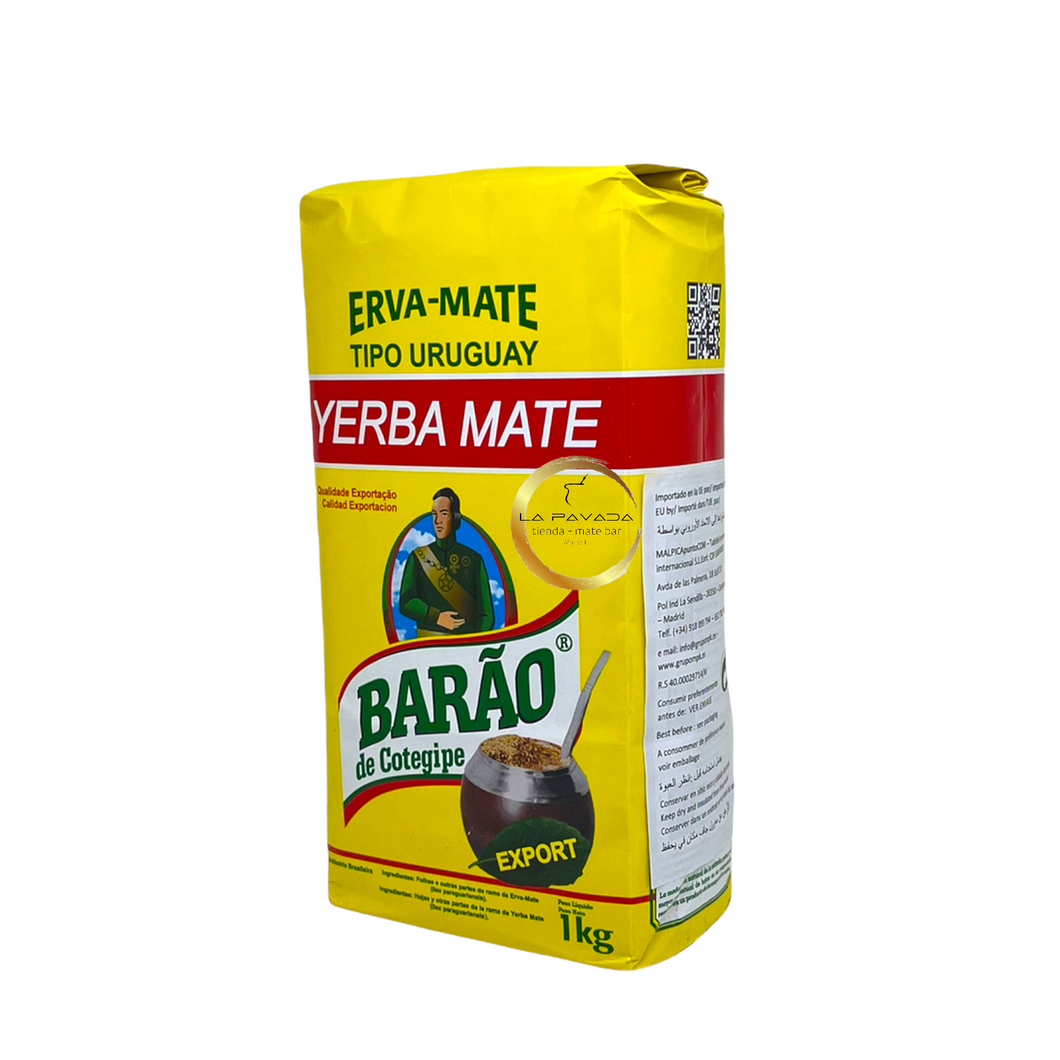 Yerba Mate Tradicional Export BARÃO DE COTEGIPE 1Kg